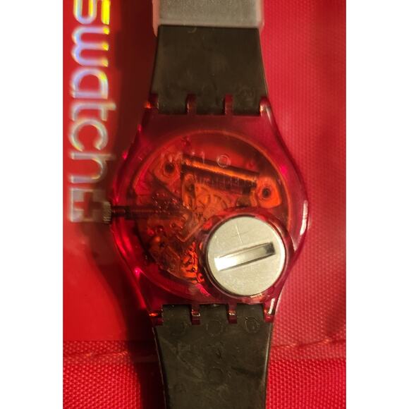 Swatch watch THE BOSS GR109 1991 Standard Gents New old stock - Picture 7 of 9
